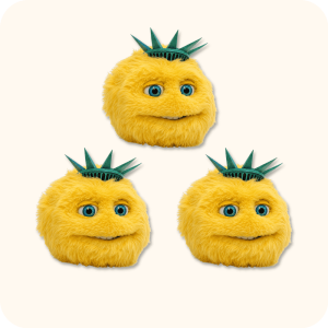 Liberty Biberty Mascot 3PCS